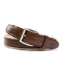 Leather Trim Webbed Belt