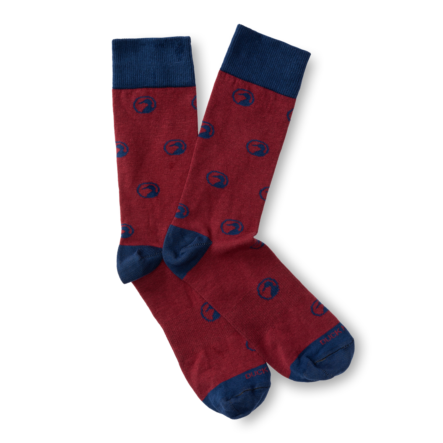 Motif Sock - Deep Red