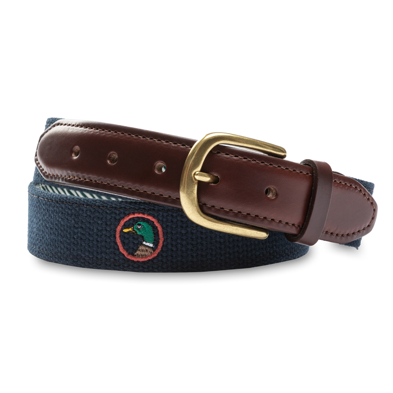 Embroidered Logo Web Belt