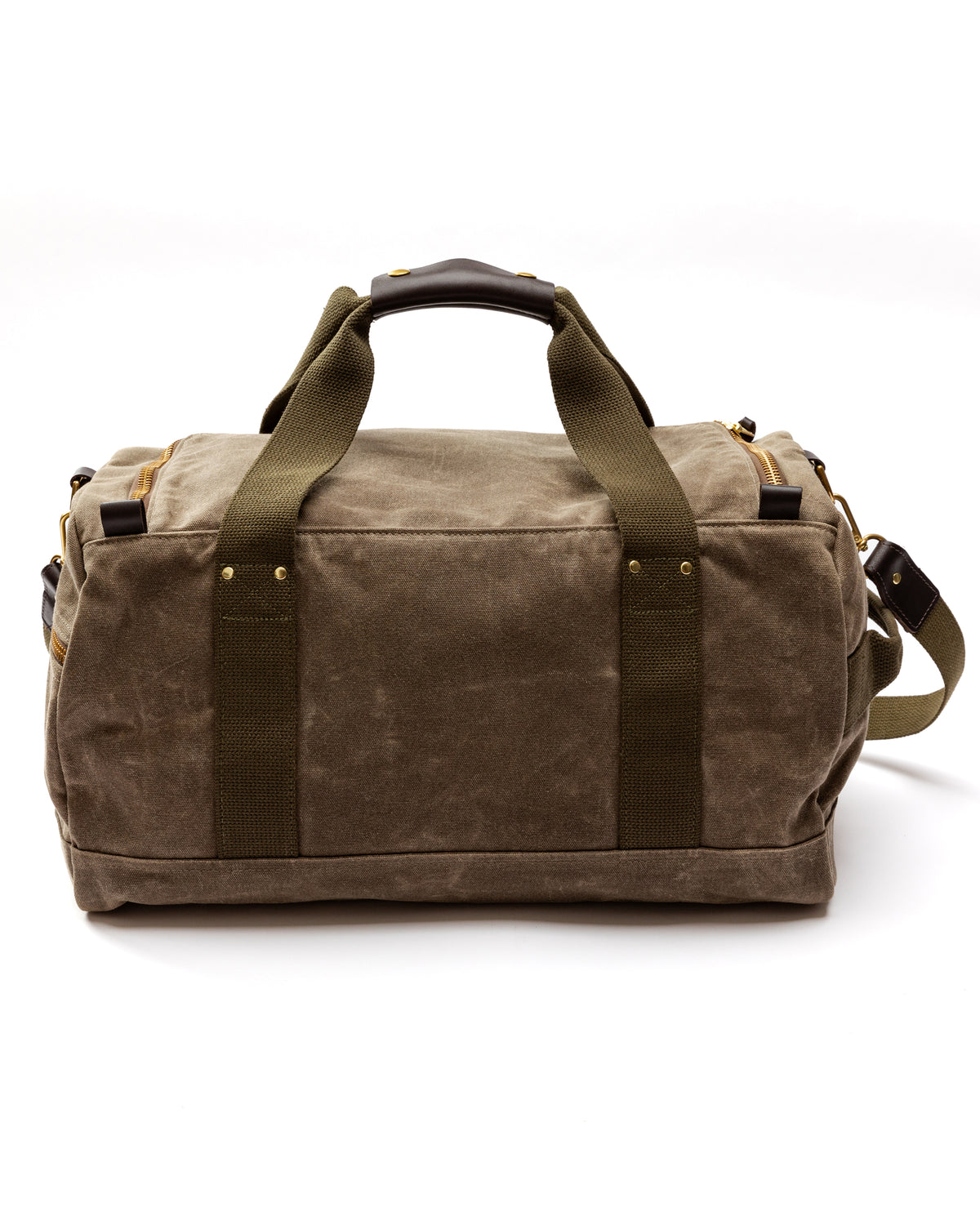 Waxed Canvas Overnighter Bag - Field Brown