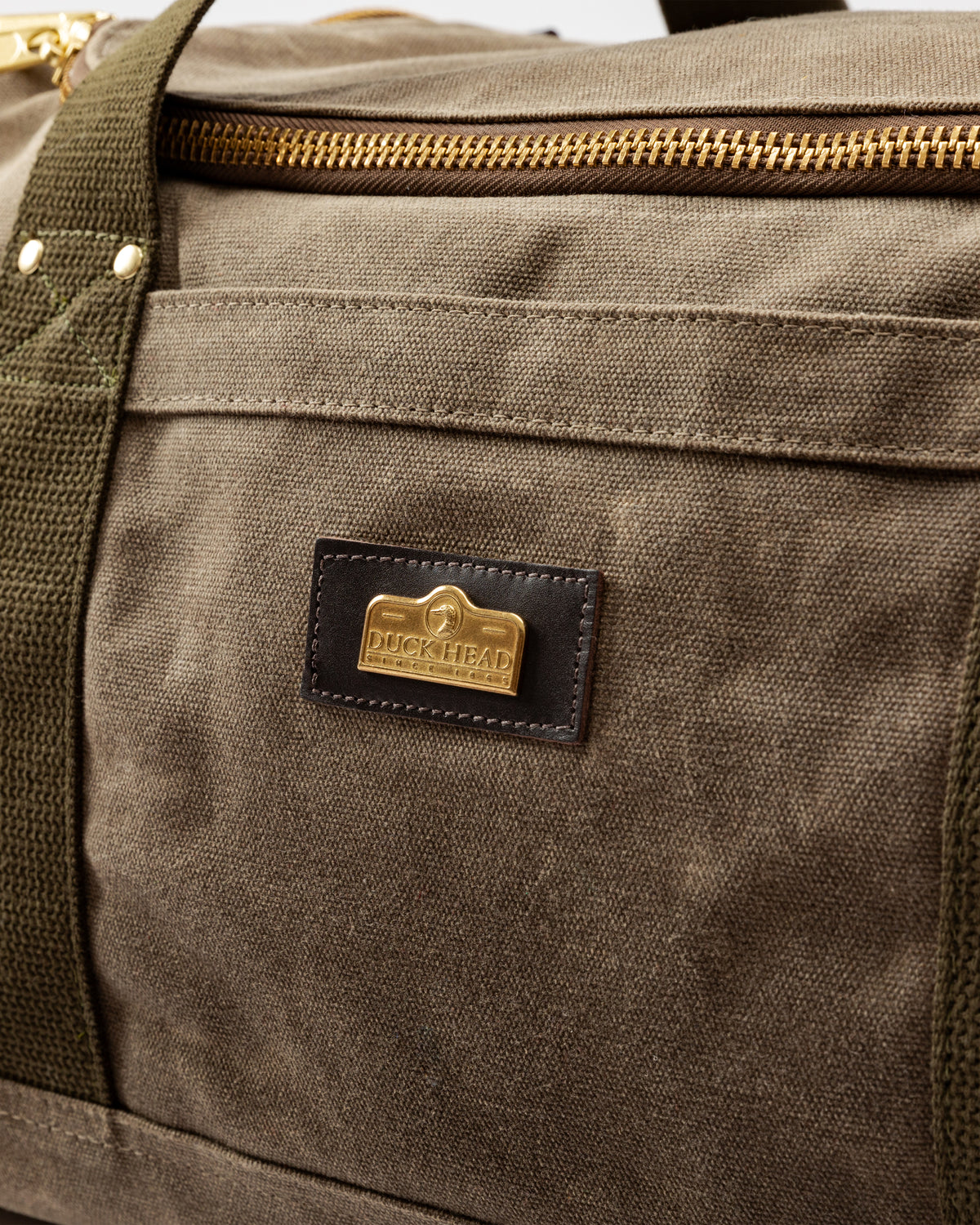 Waxed Canvas Overnighter Bag - Field Brown