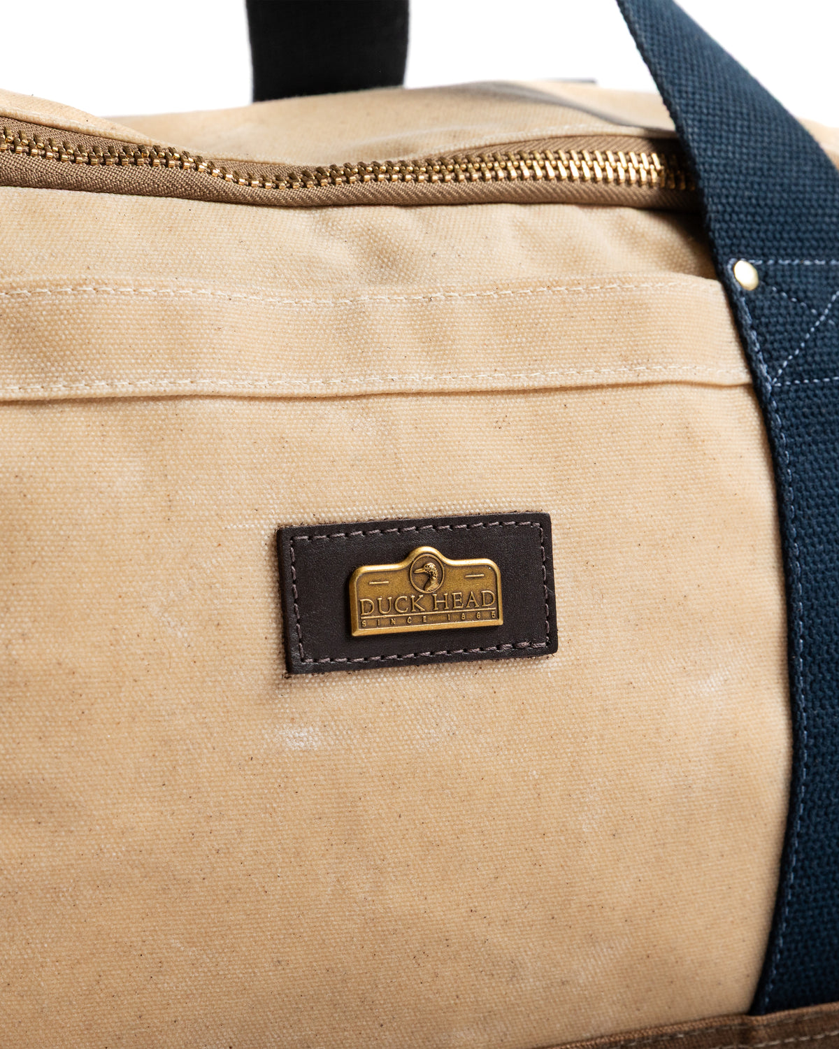 Waxed Canvas Overnighter Bag - Natural