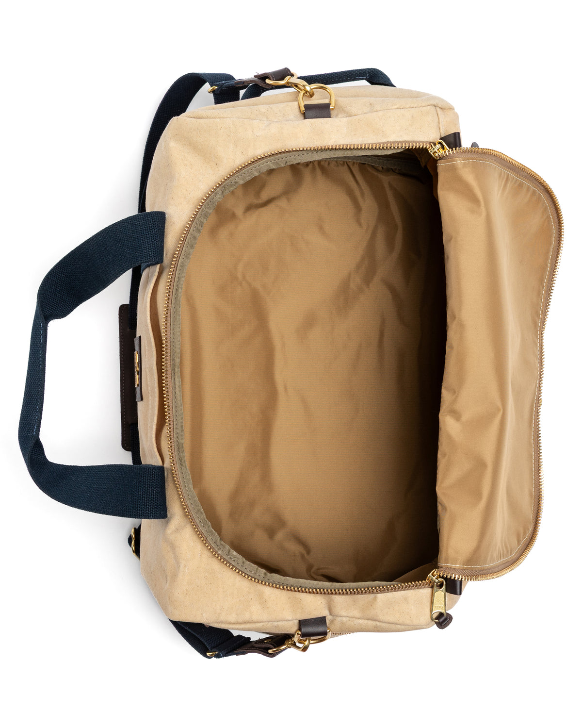 Waxed Canvas Overnighter Bag - Natural