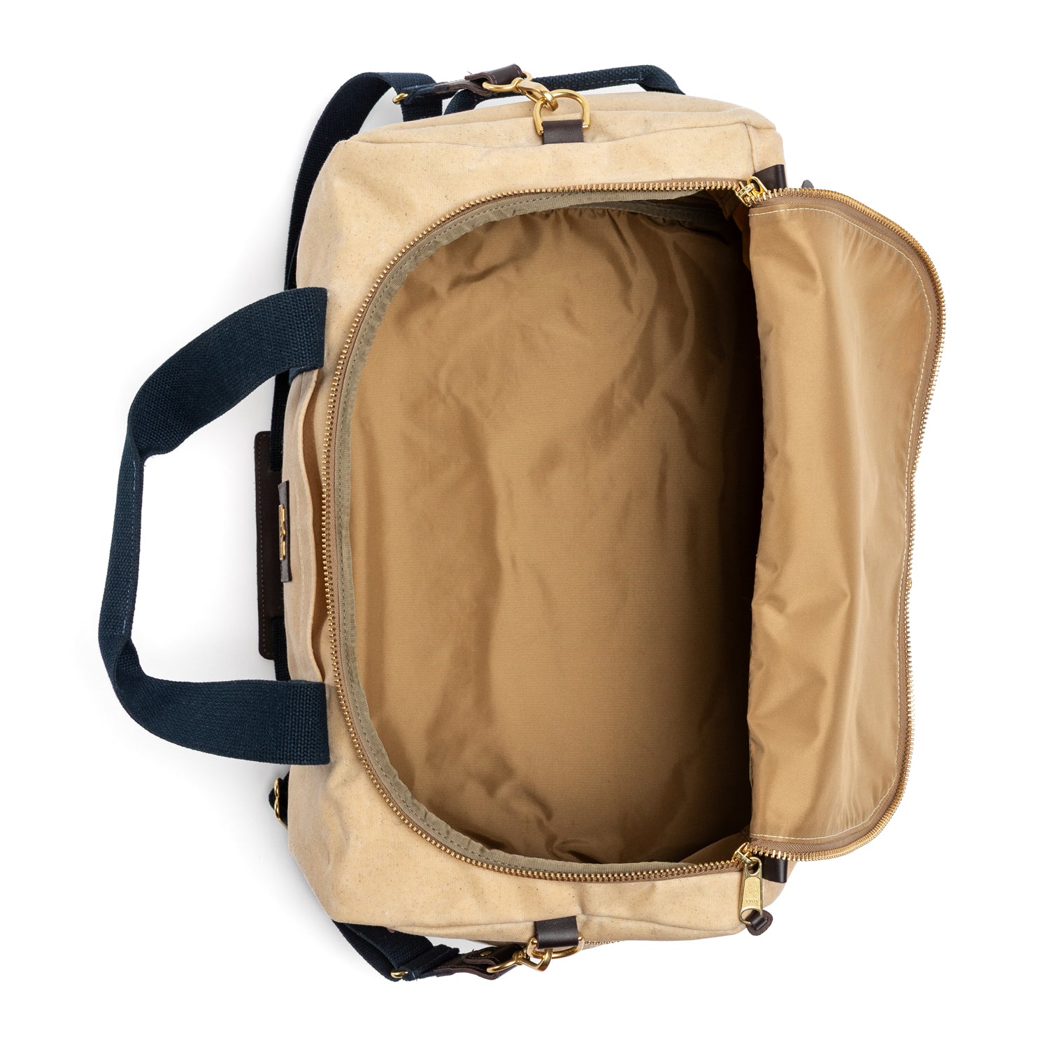 Waxed Canvas Overnighter Bag - Natural