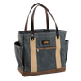 Waxed Canvas Tote Medium - Charcoal