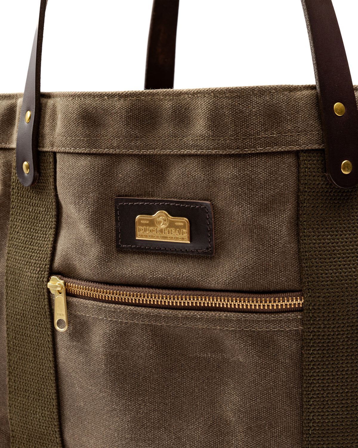 Waxed Canvas Tote - Field Brown