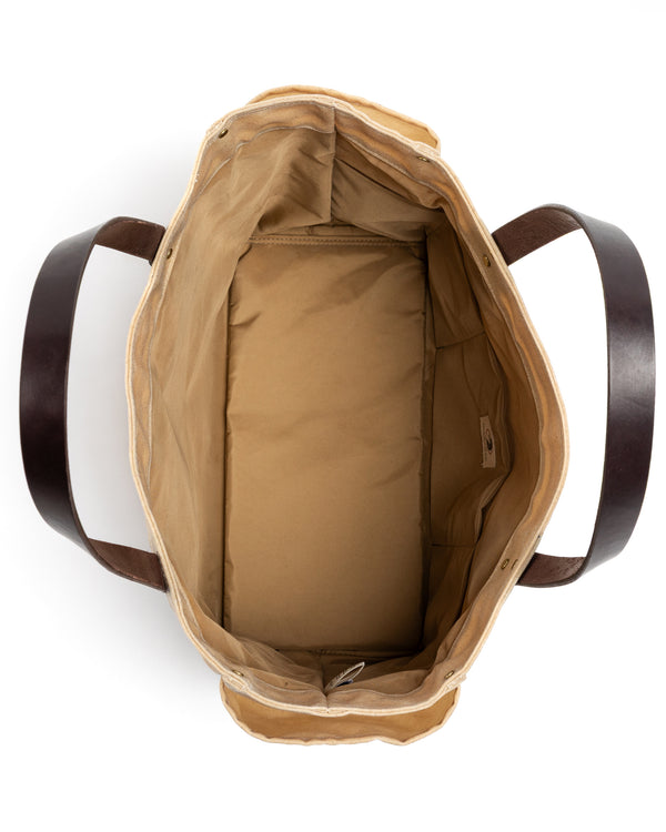 Waxed Canvas Tote - Natural