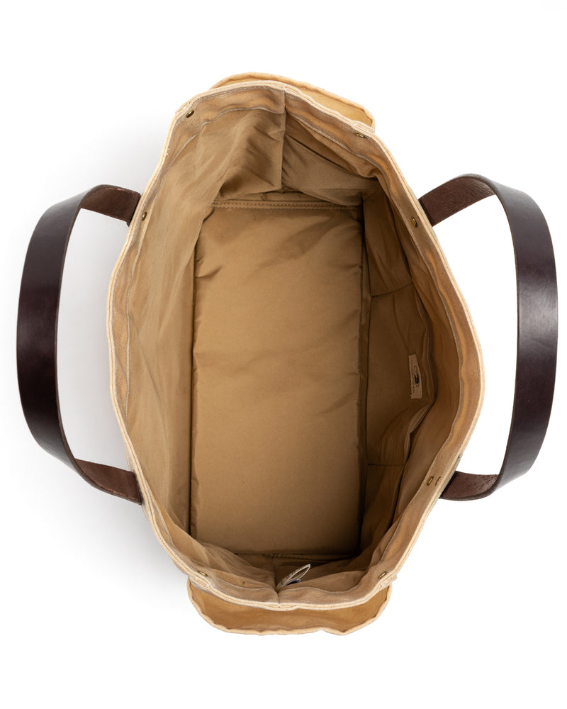 Waxed Canvas Tote - Natural