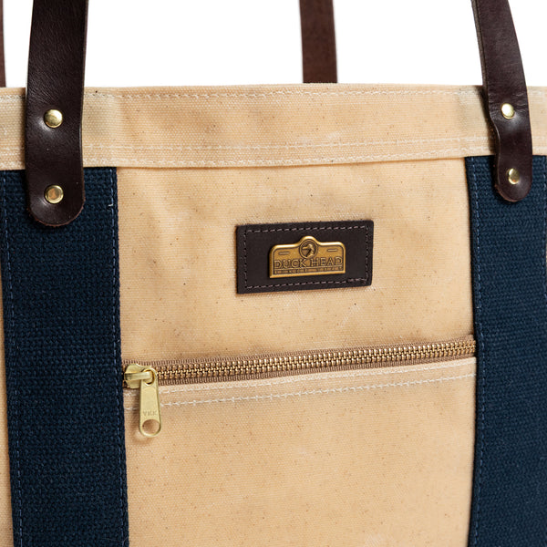 Waxed Canvas Tote - Natural