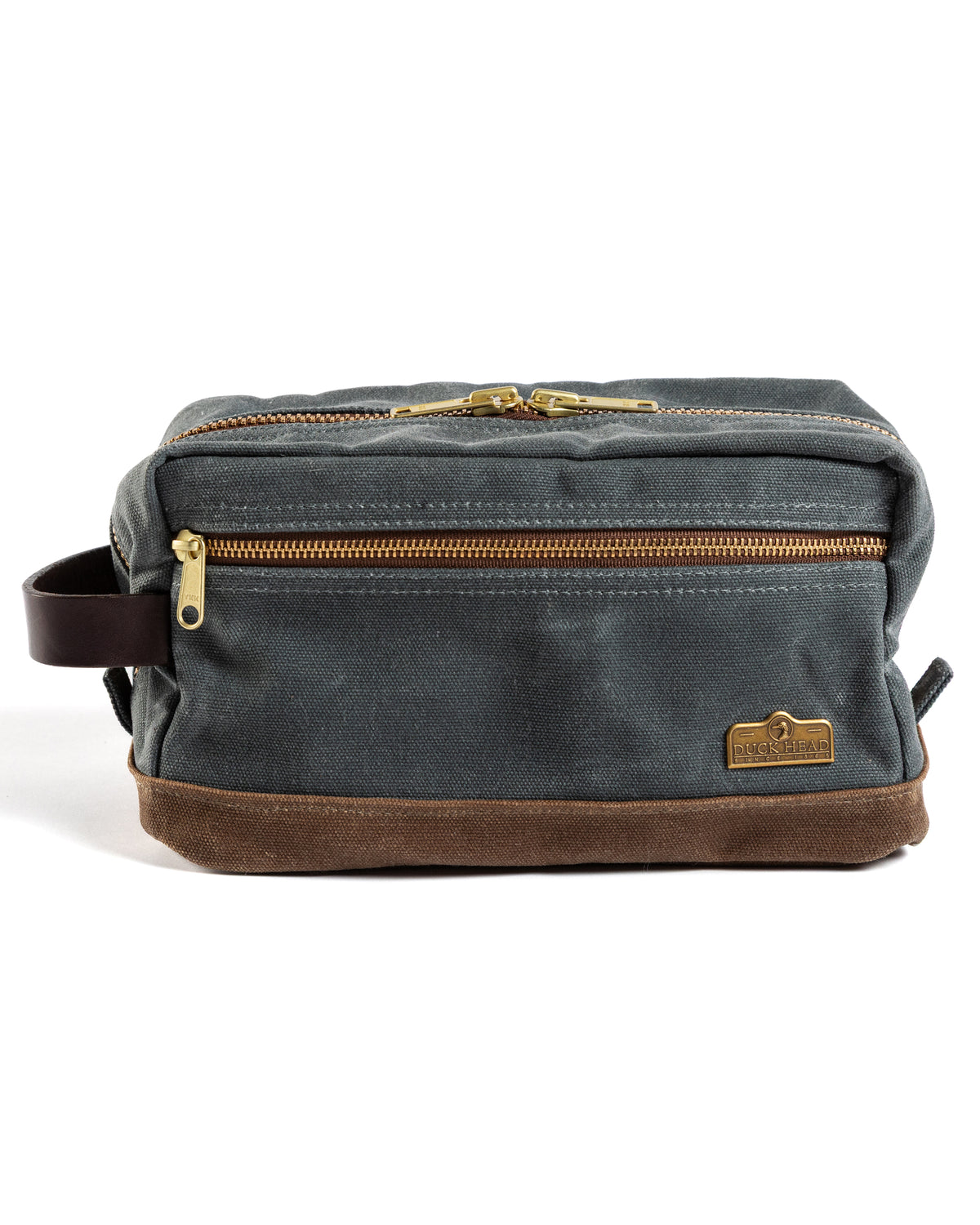 Waxed Canvas Dopp Kit - Charcoal
