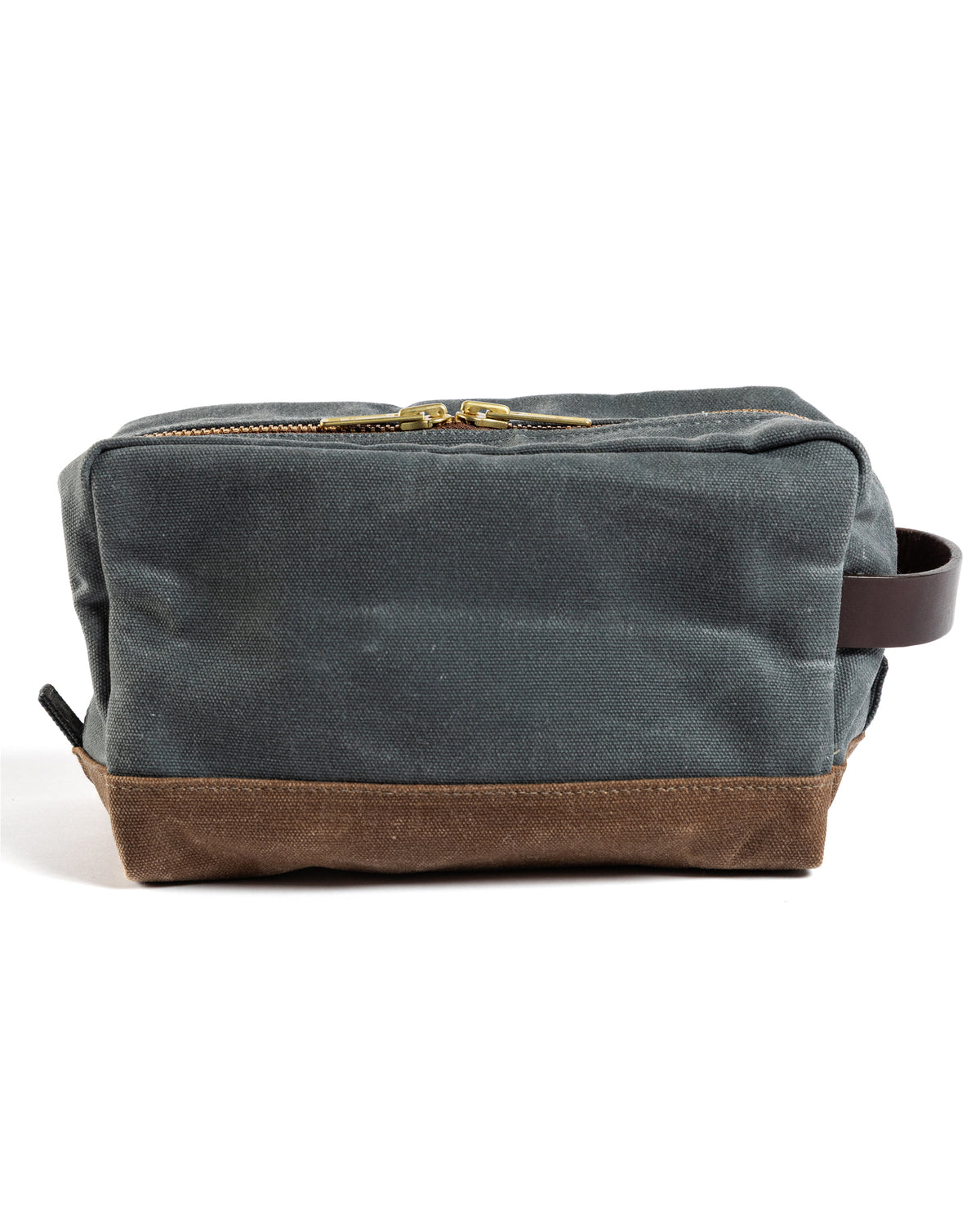 Waxed Canvas Dopp Kit - Charcoal