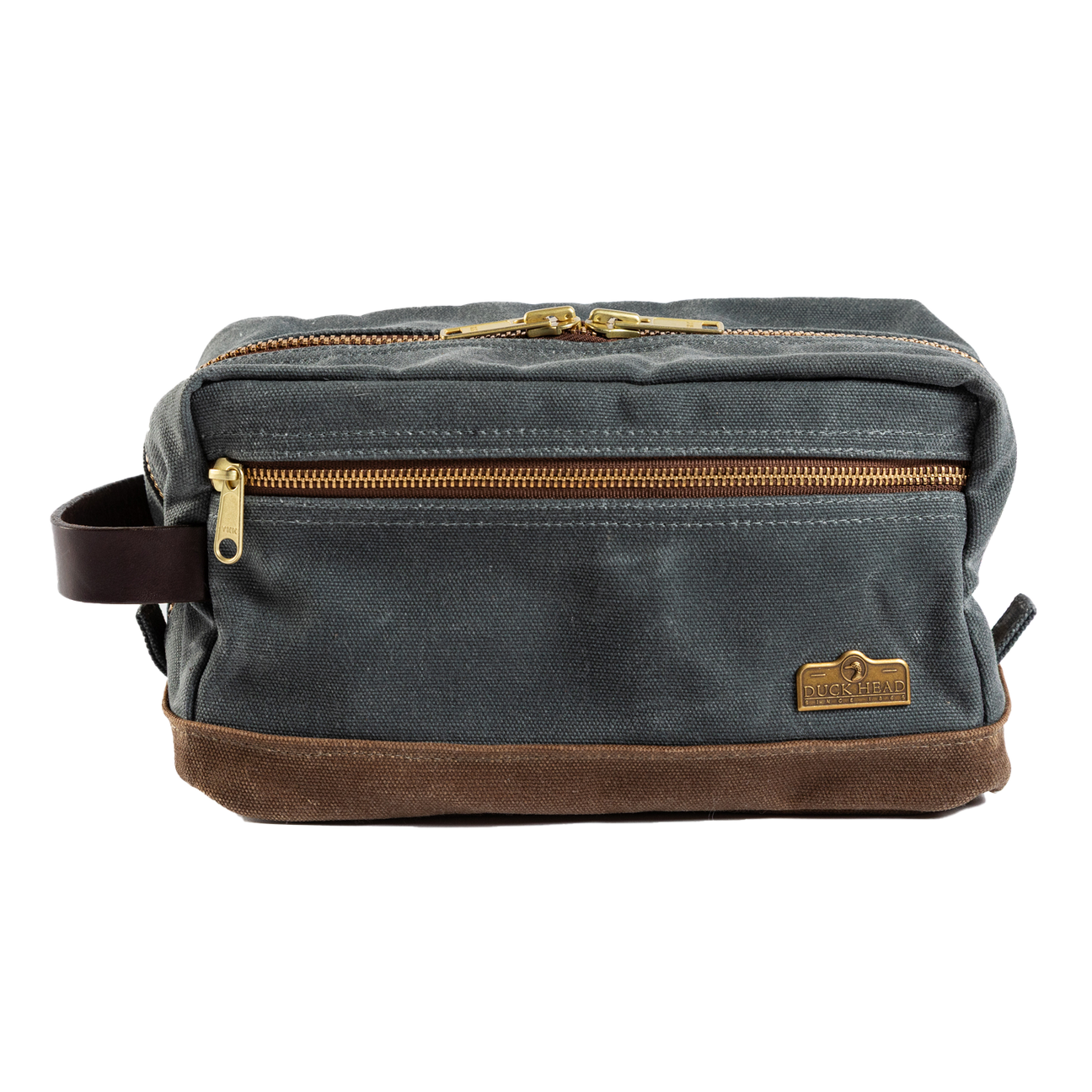 Waxed Canvas Dopp Kit - Charcoal