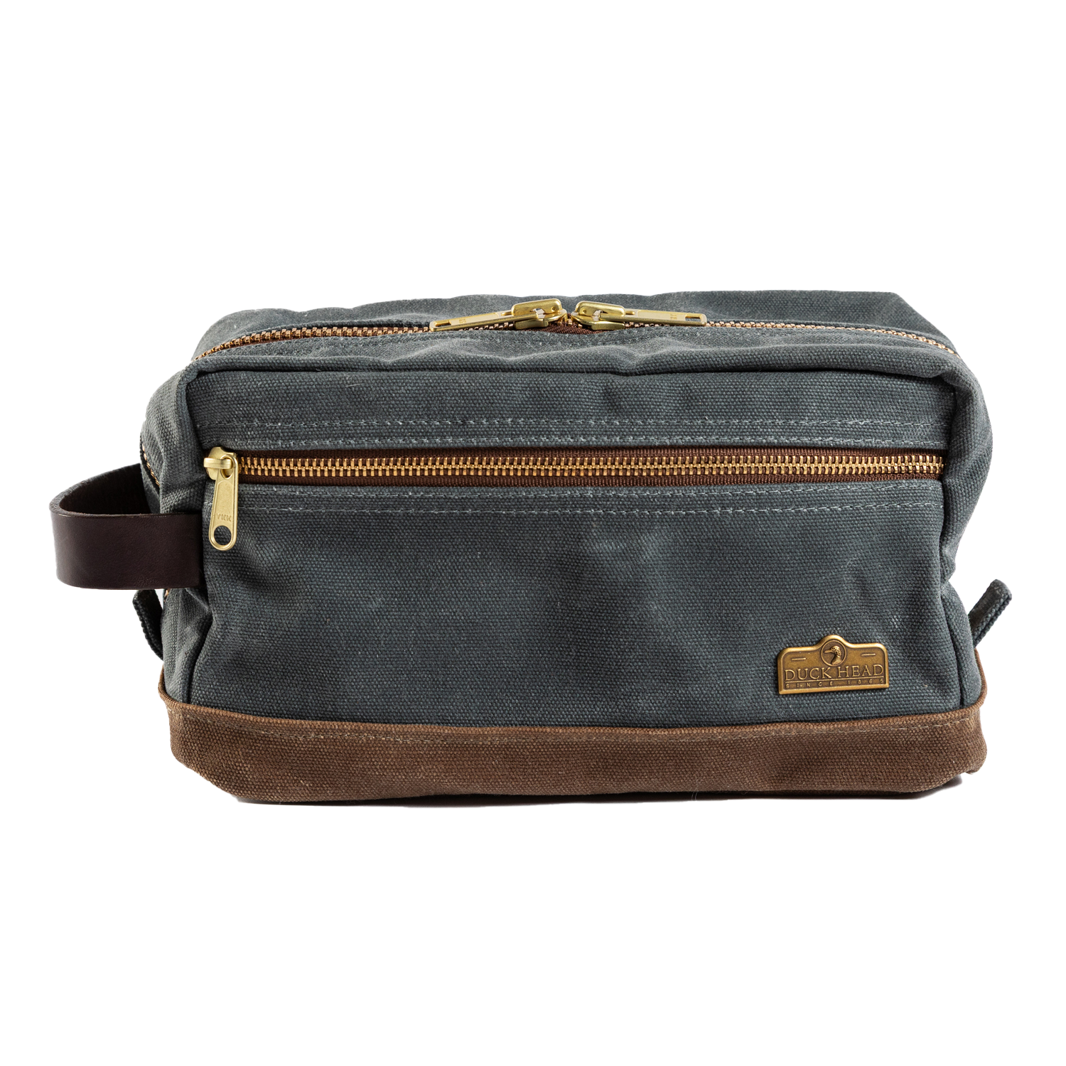 Waxed Canvas Dopp Kit - Charcoal