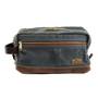 Waxed Canvas Dopp Kit - Charcoal