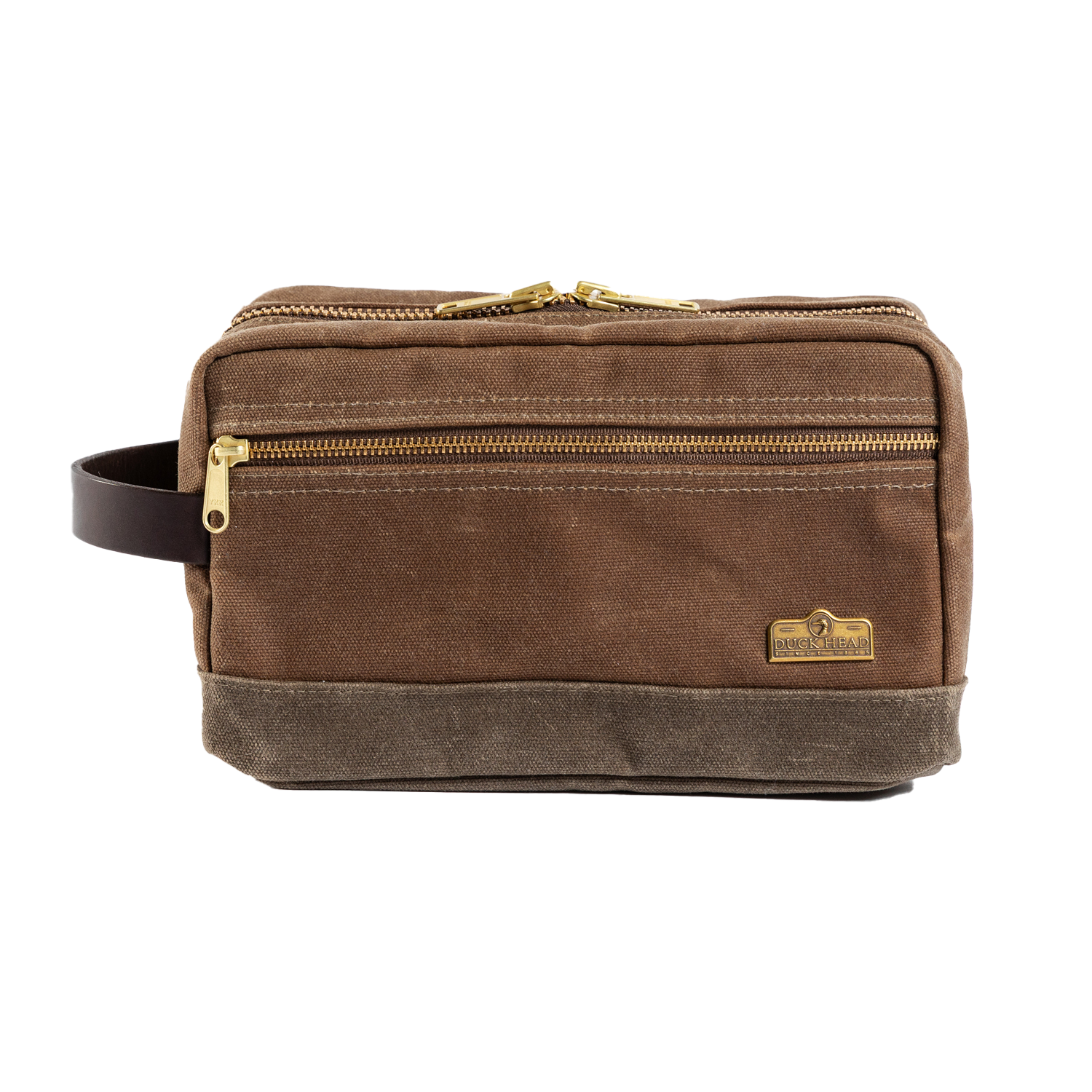 Waxed Canvas Dopp Kit - Brush Brown