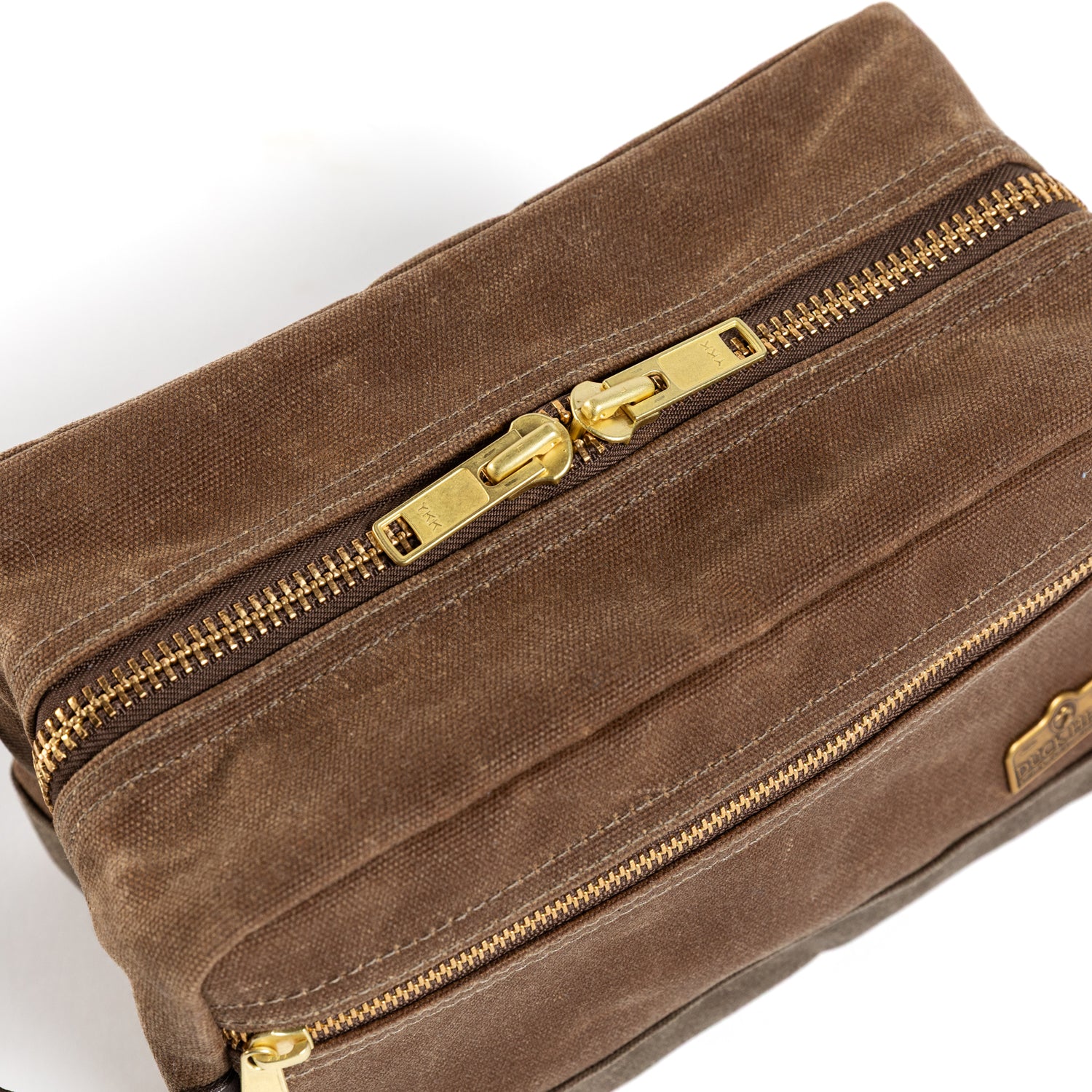 Waxed Canvas Dopp Kit - Brush Brown