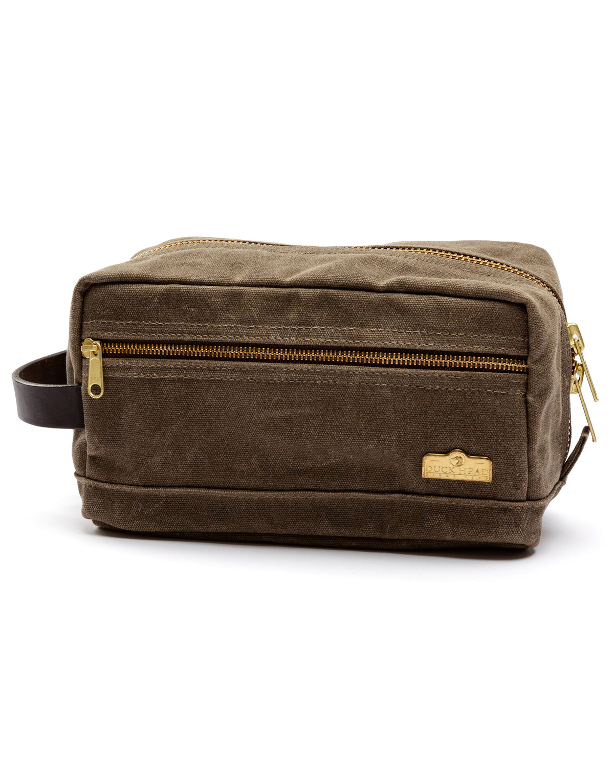Waxed Canvas Dopp Kit - Field Brown