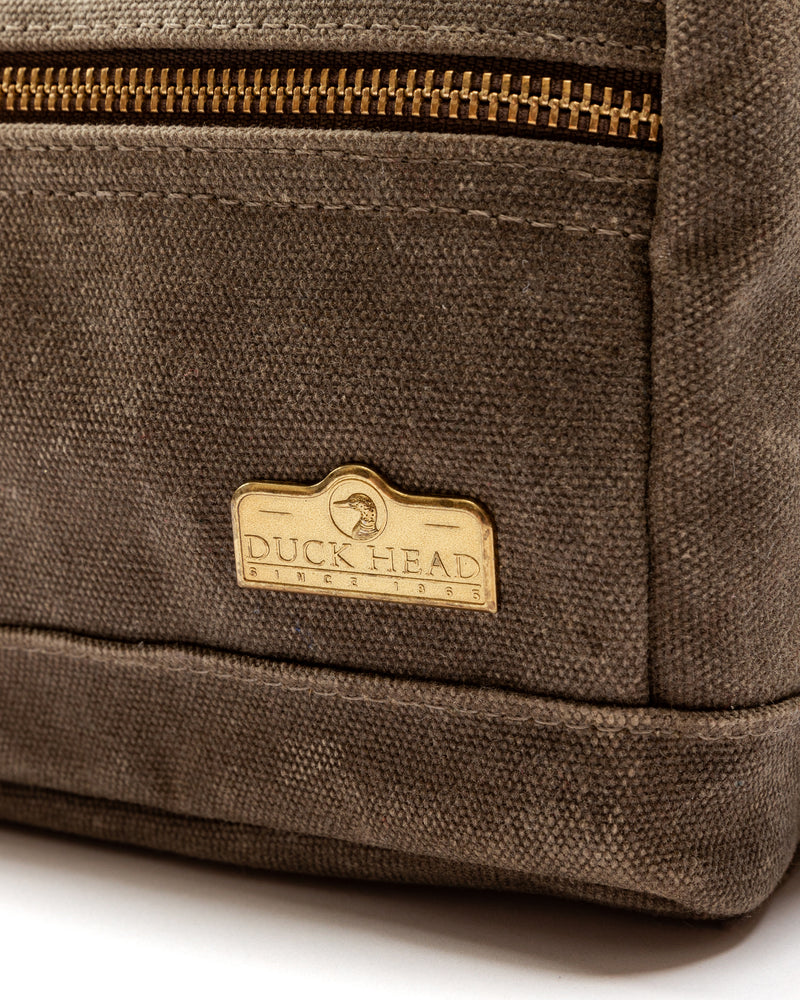Waxed Canvas Dopp Kit - Field Brown