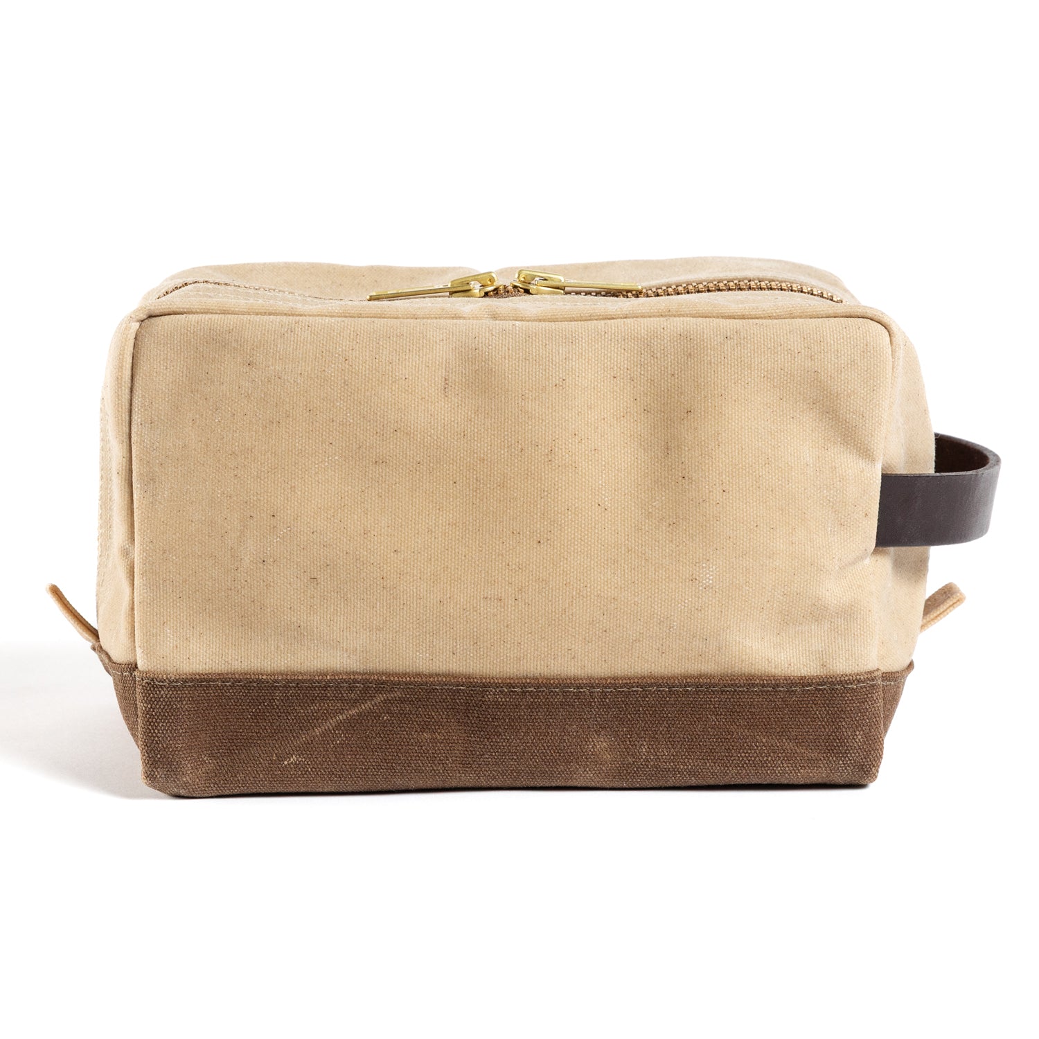 Waxed Canvas Dopp Kit - Natural