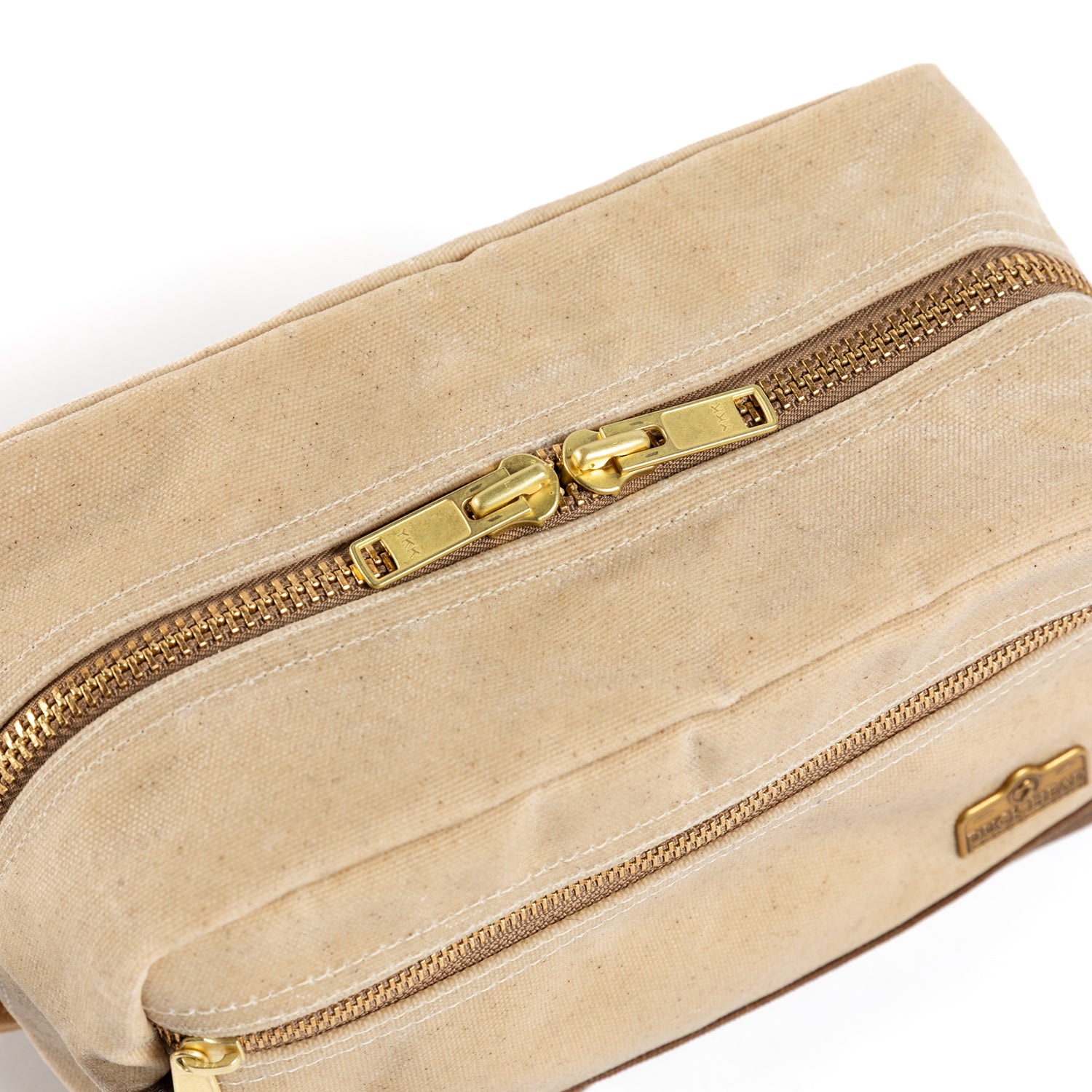 Waxed Canvas Dopp Kit - Natural