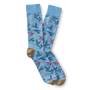 Flying Mallard Sock - Sky Blue