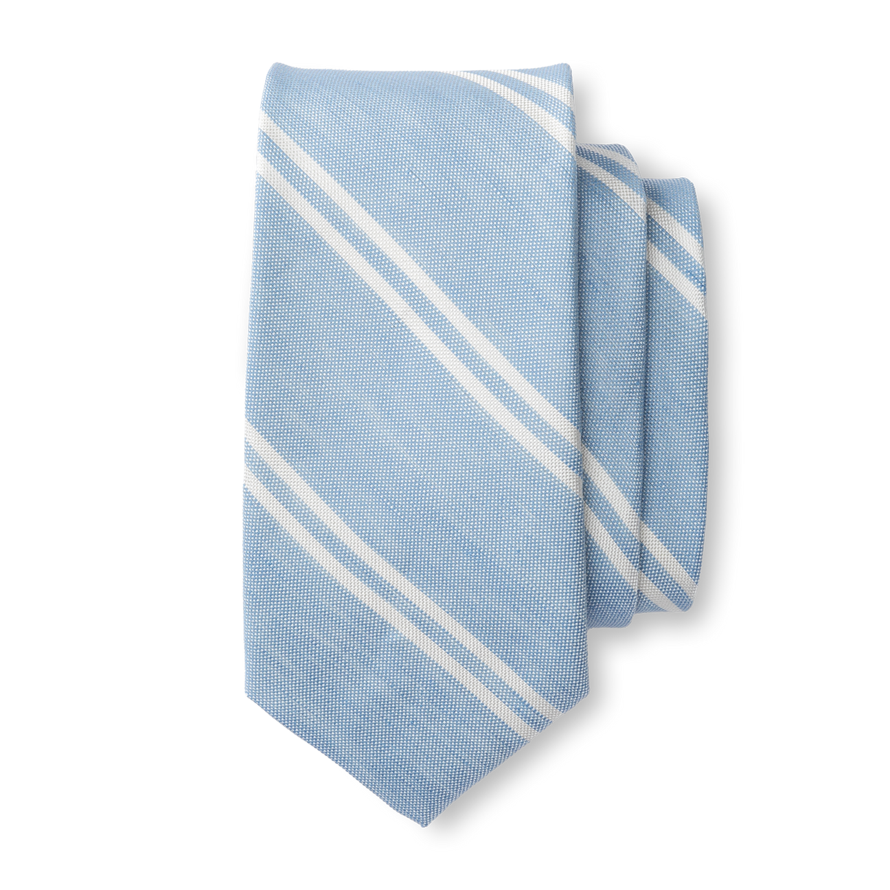 Silk Linen Stripe Tie
