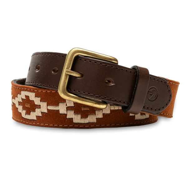 Suede Polo Belt - Tan