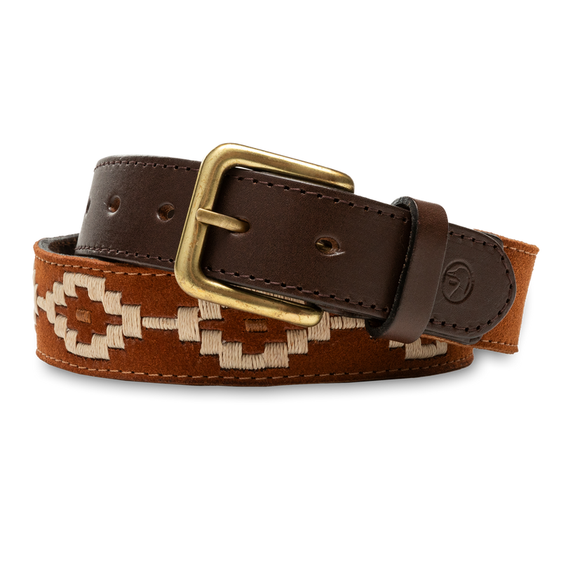 Suede Polo Belt - Tan