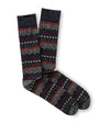Birch Fair Isle Sock - Navy