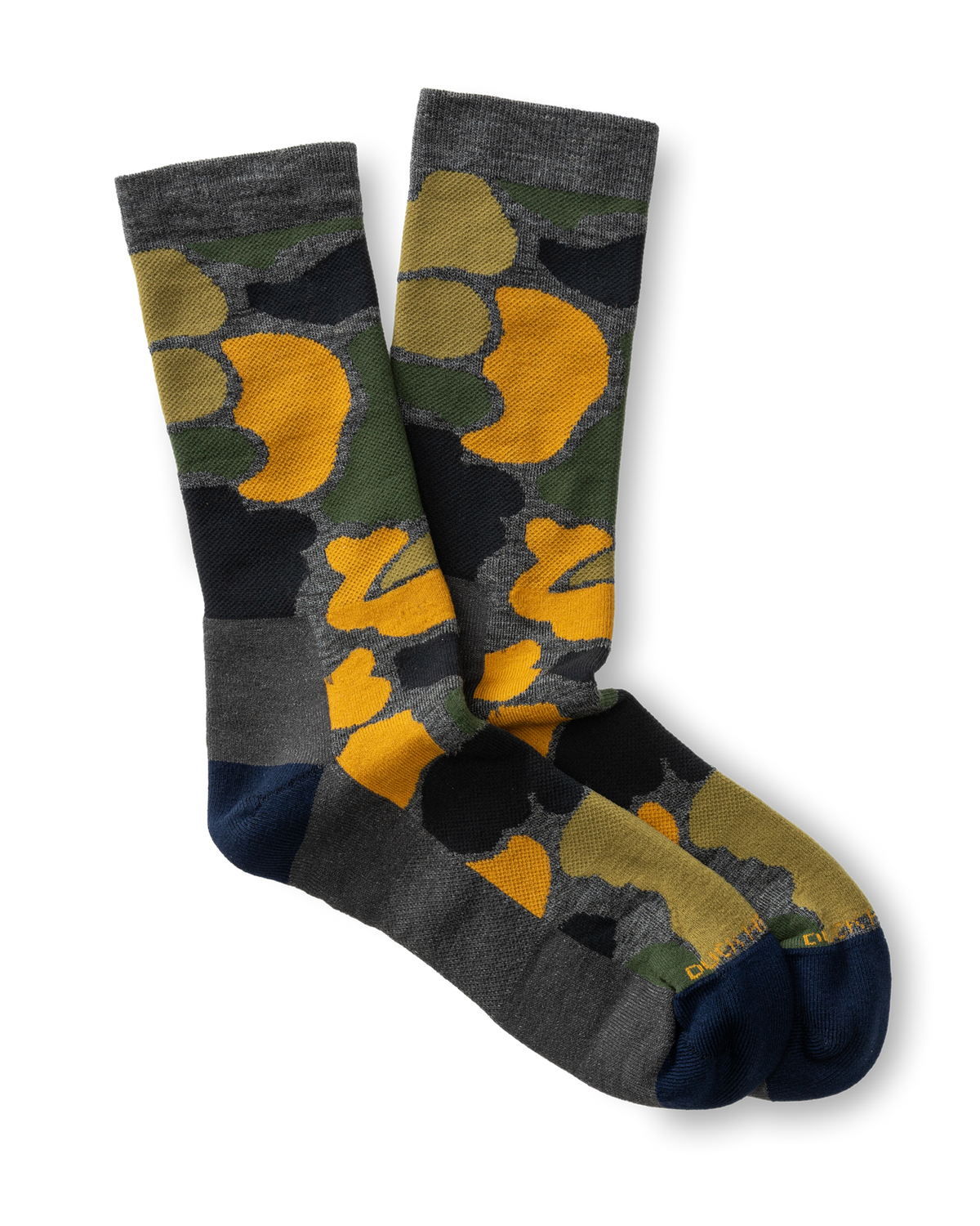 Camo Merino Wool Sporting Sock - Heather Grey