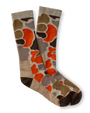 Camo Merino Wool Sporting Sock - Khaki