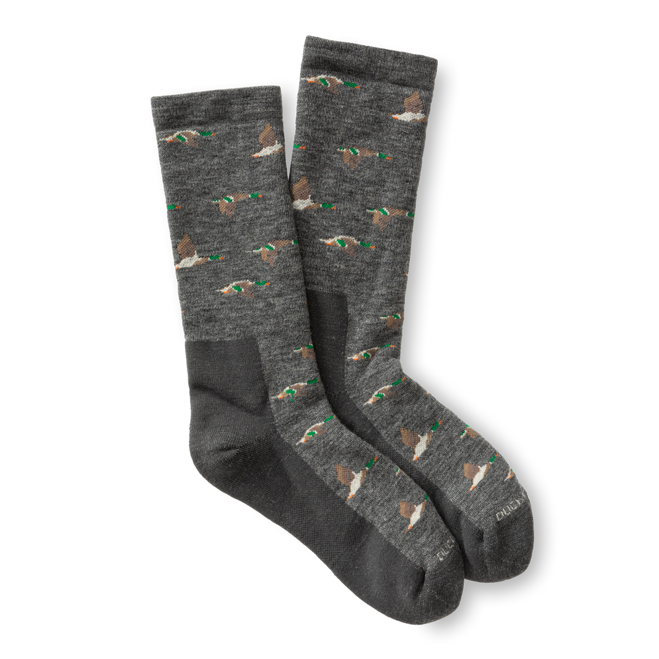 Mallard Merino Wool Sporting Sock - Heather Grey