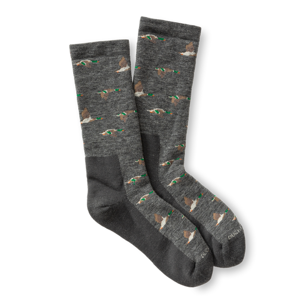 Mallard Merino Wool Sporting Sock - Heather Grey