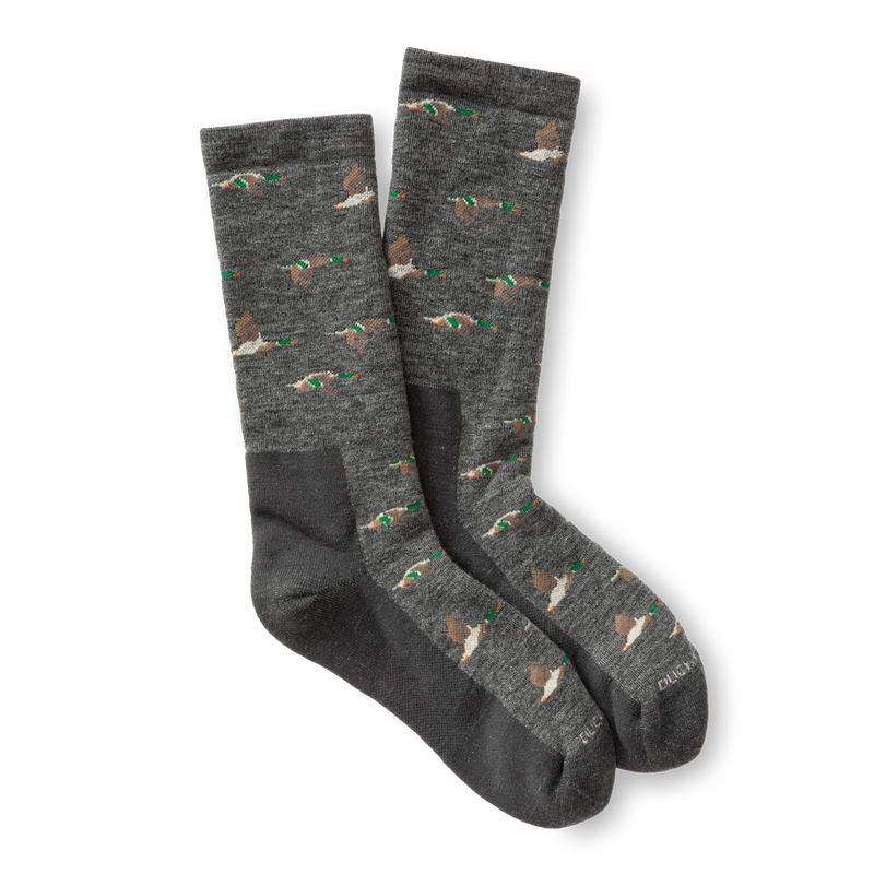 Mallard Merino Wool Sporting Sock - Heather Grey