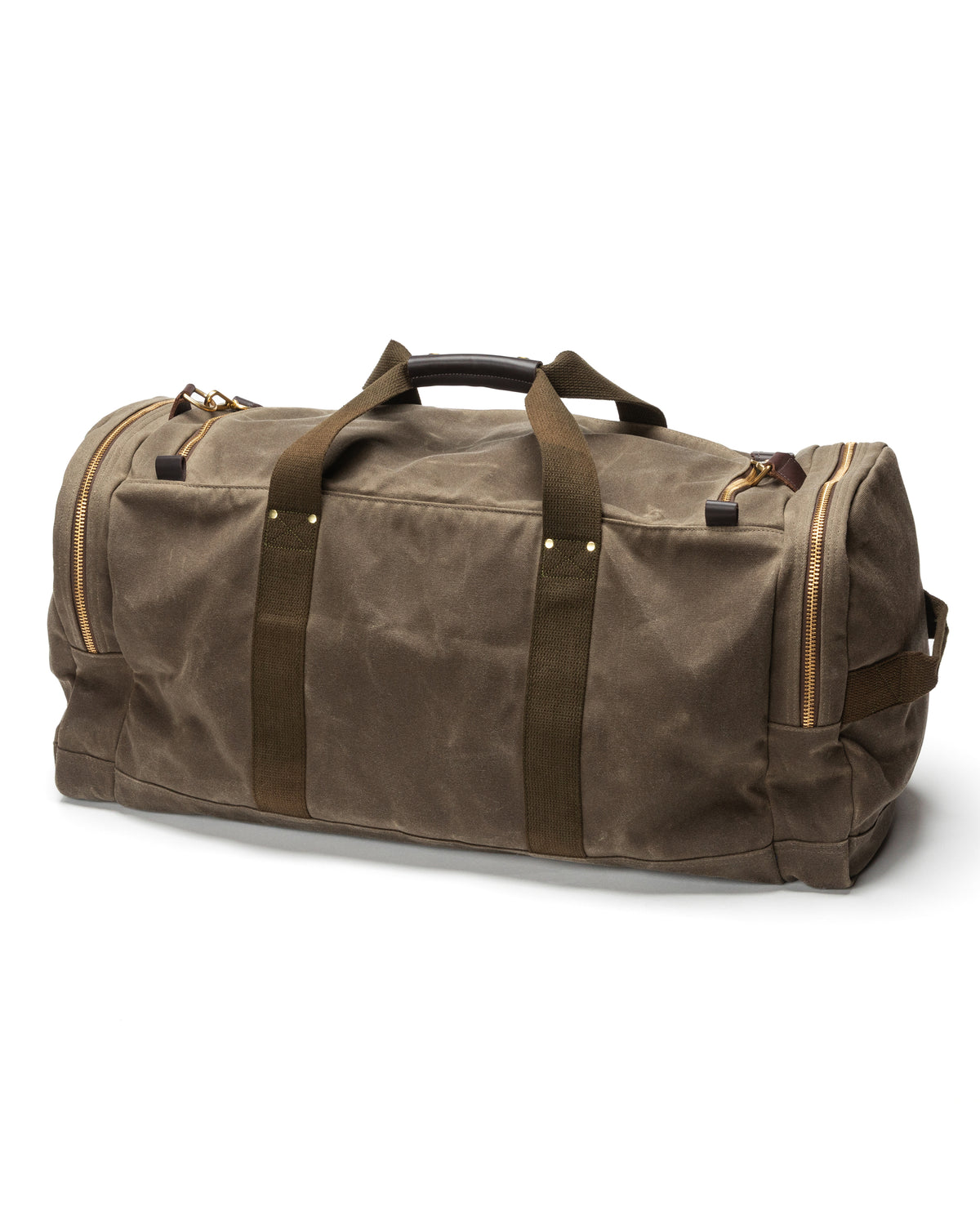 Waxed Canvas Long-Hauler Bag - Field Brown