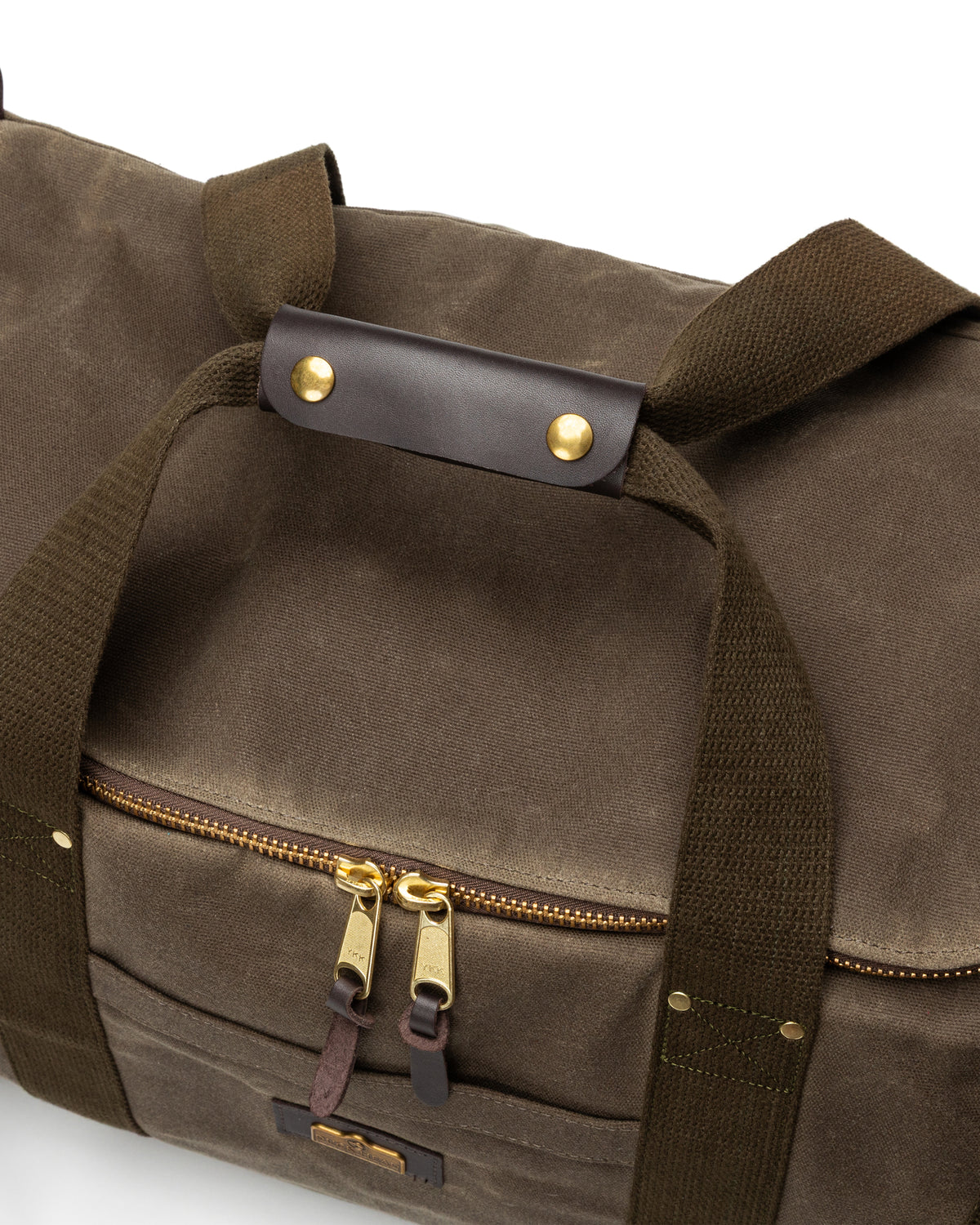 Waxed Canvas Long-Hauler Bag - Field Brown
