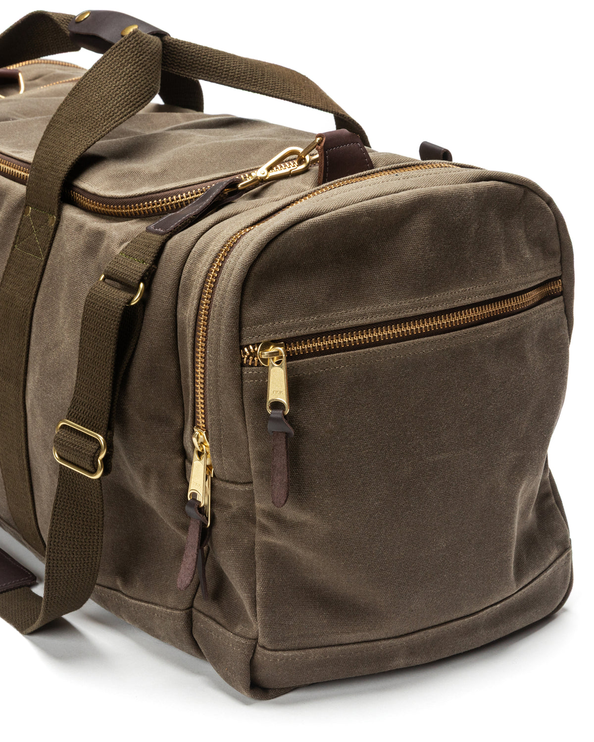 Waxed Canvas Long-Hauler Bag - Field Brown