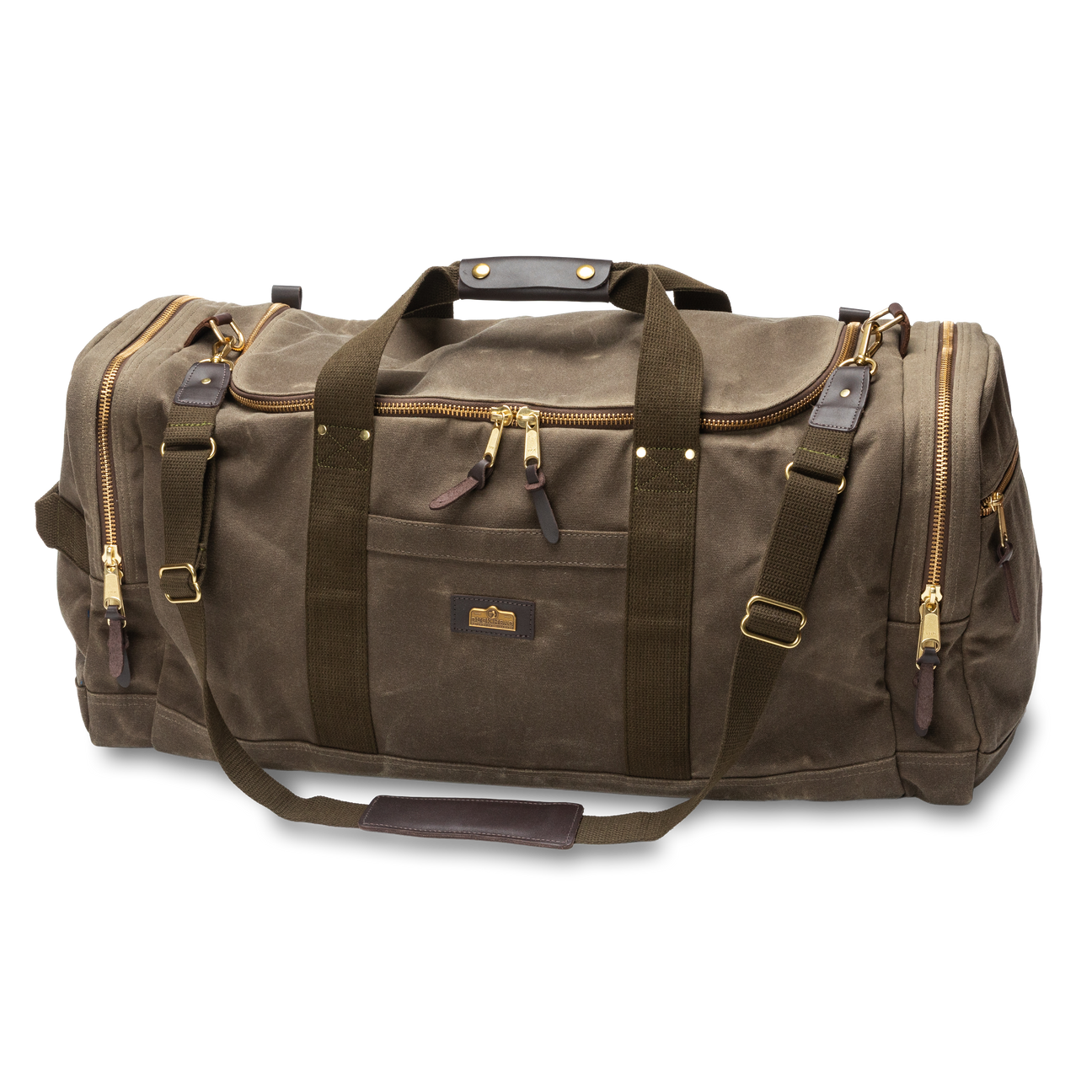 Waxed Canvas Long-Hauler Bag - Field Brown