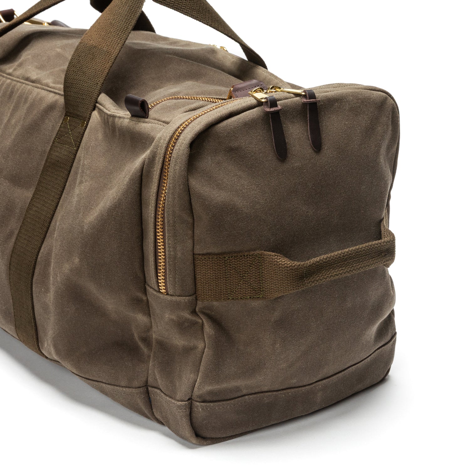 Waxed Canvas Long-Hauler Bag - Field Brown