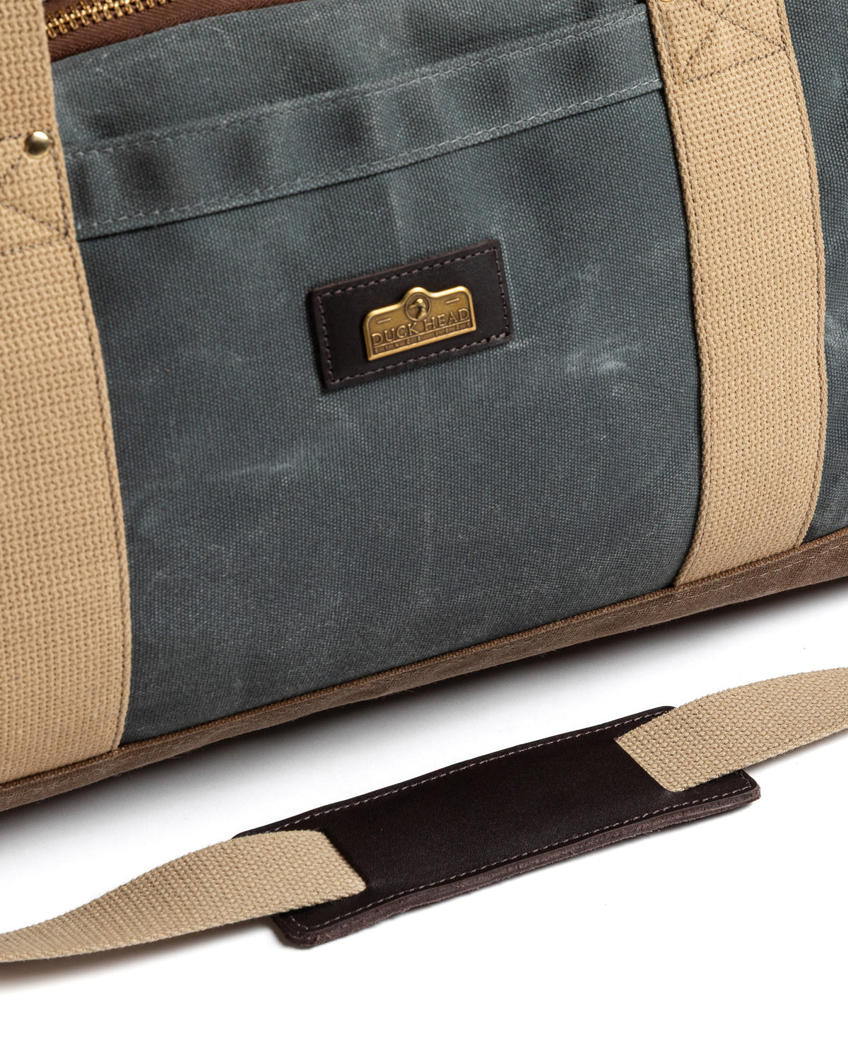 Waxed Canvas Weekender Bag - Charcoal