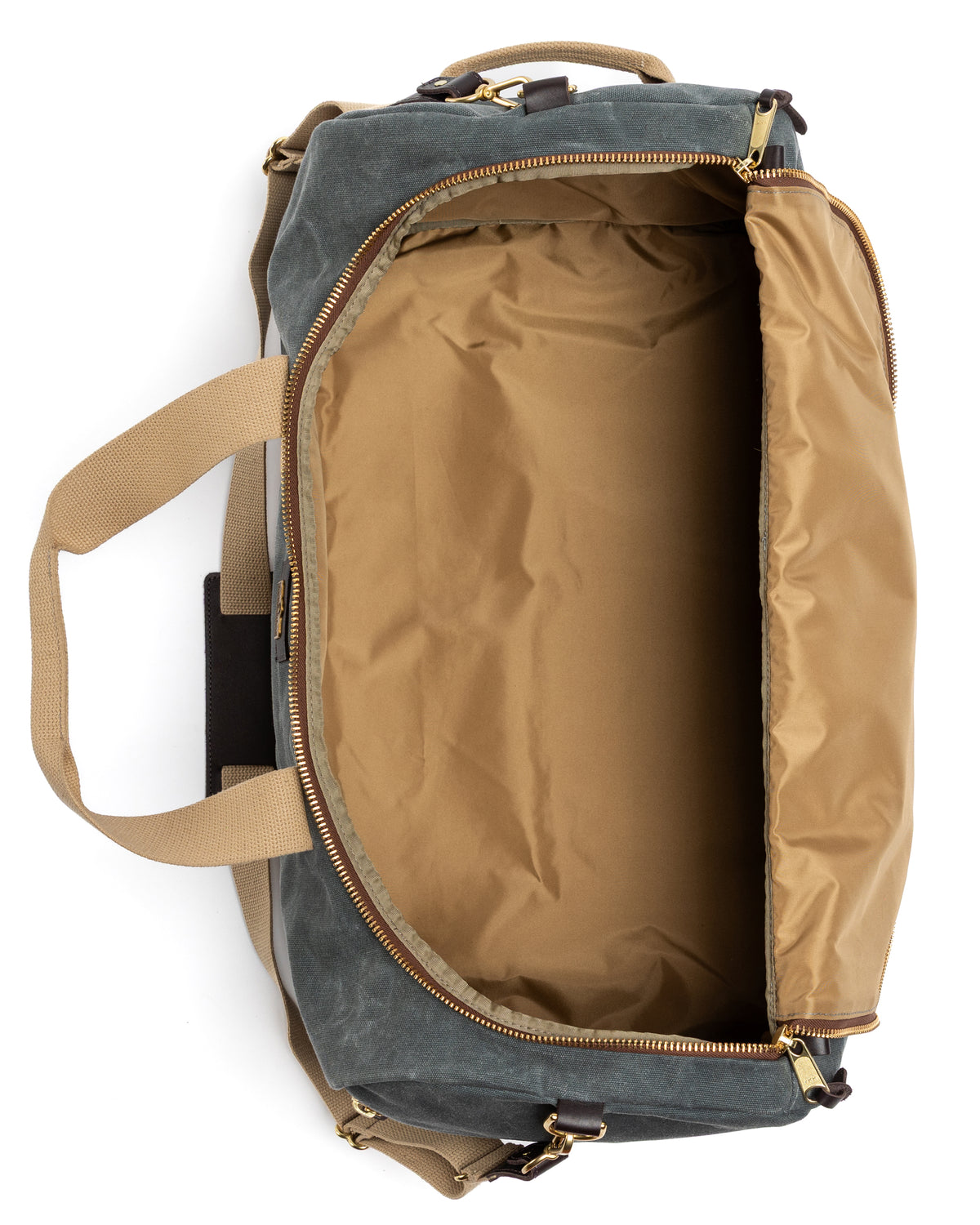 Waxed Canvas Weekender Bag - Charcoal