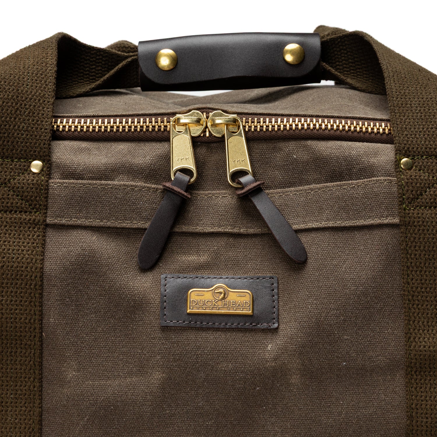 Waxed Canvas Weekender Bag - Field Brown