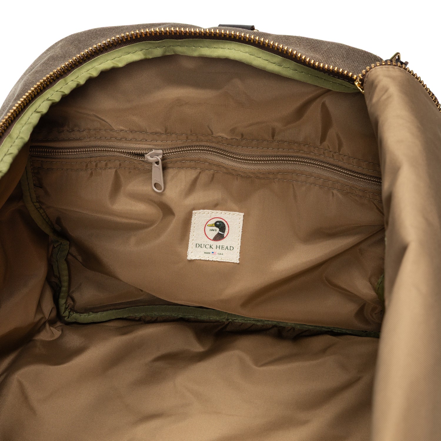 Waxed Canvas Weekender Bag - Field Brown