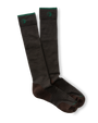 Merino Wool Logo Wader Sock - Chocolate Plum