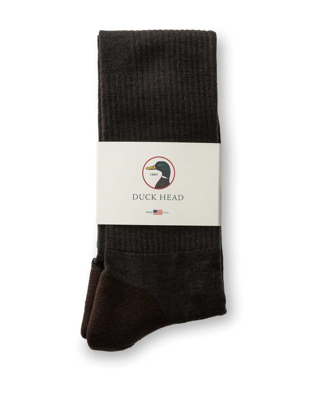 Merino Wool Logo Wader Sock - Chocolate Plum