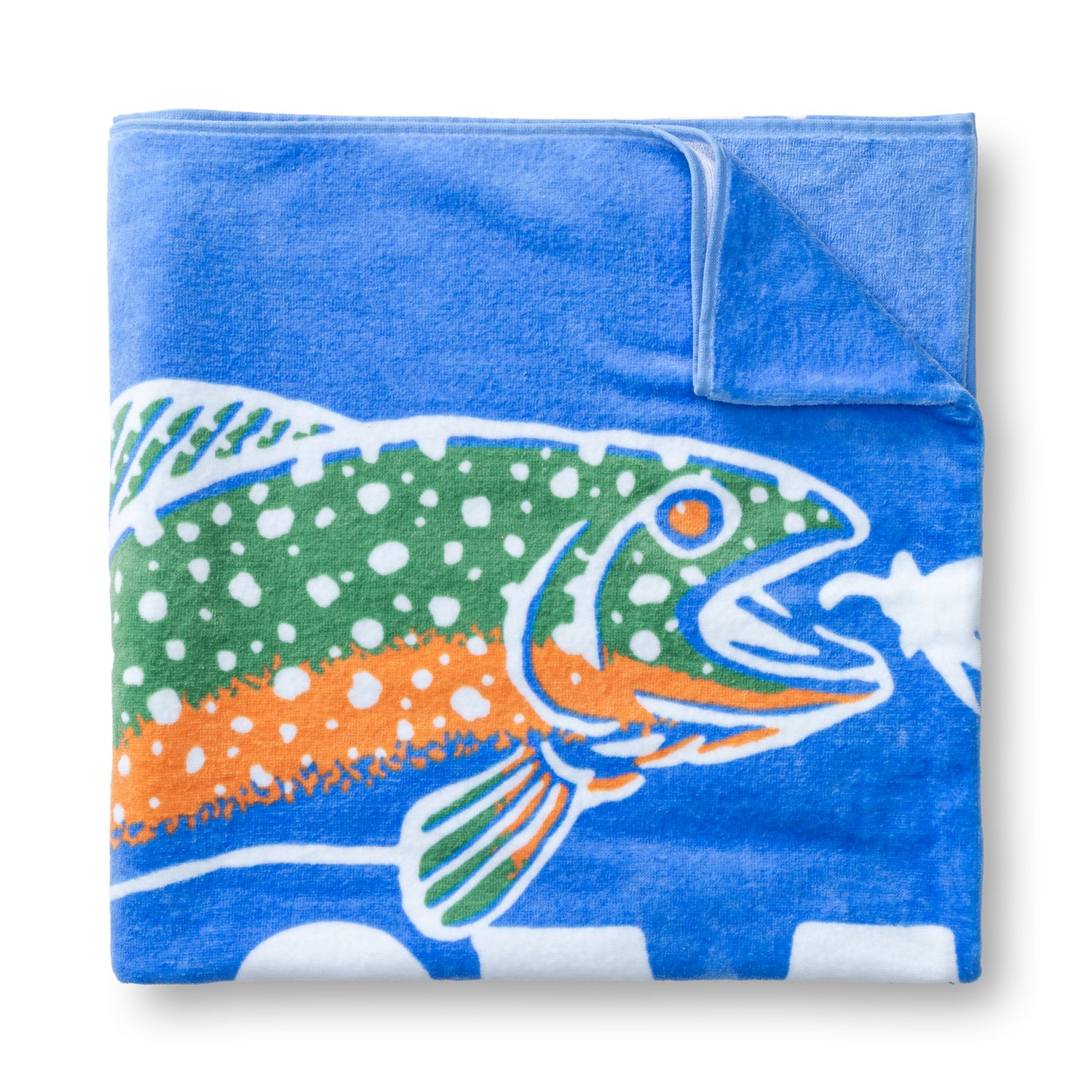 Catch Of The Day Beach Towel - Cornflower Blue