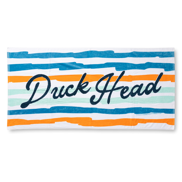 Painterly Stripe Beach Towel - Multi