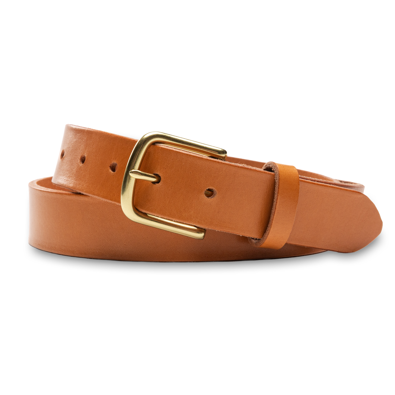 English Leather Belt - Clay