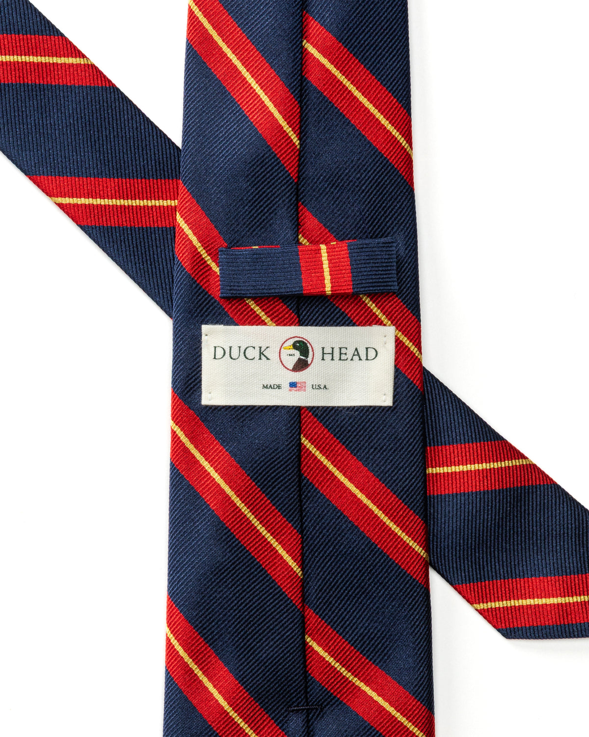 Silk Stripe Tie - Stormy Teal
