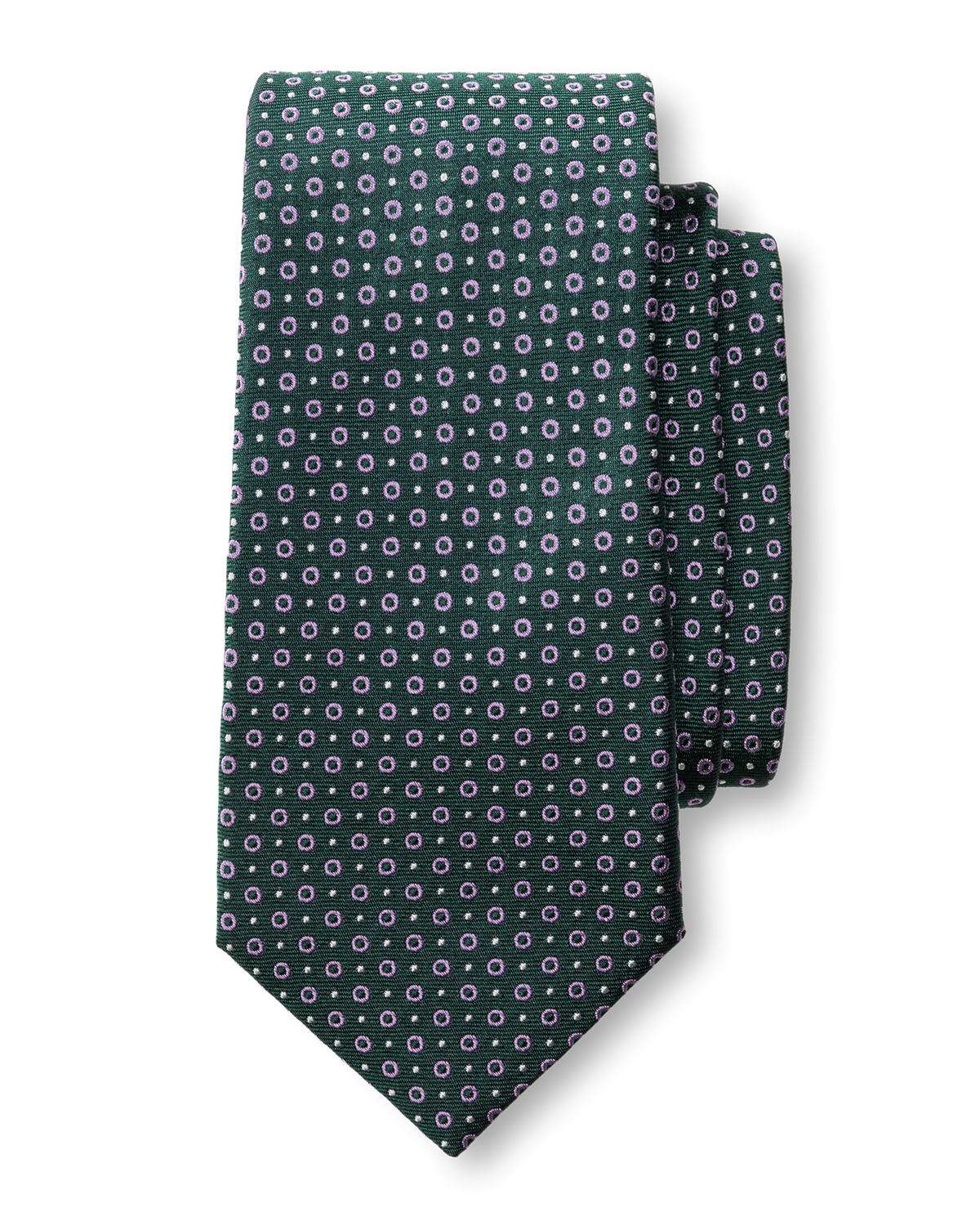 Silk Foulard Tie - Midnight Teal